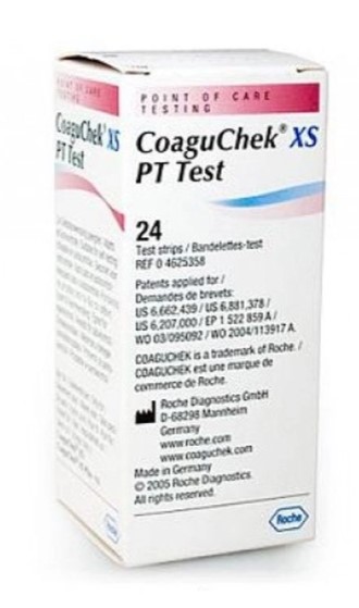 CoaguChek XS PT TEST 24 strisce reattive